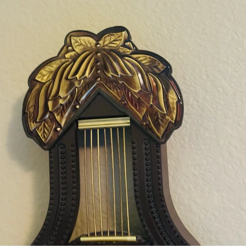Vintage Majak Wall Clock – Harp Shape – Electromechanical